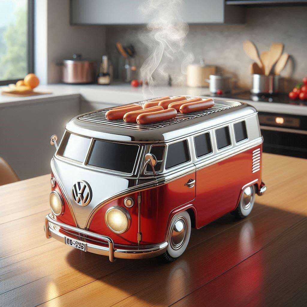 Information about the famous person Cook in Style: Discover the Unique Volkswagen bus Shaped Sausage Cooker