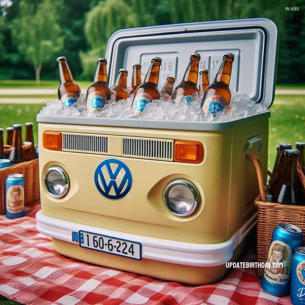 Information about the famous person Cool your drinks in style with the Volkswagen car-shaped ice box: Convenience and fun