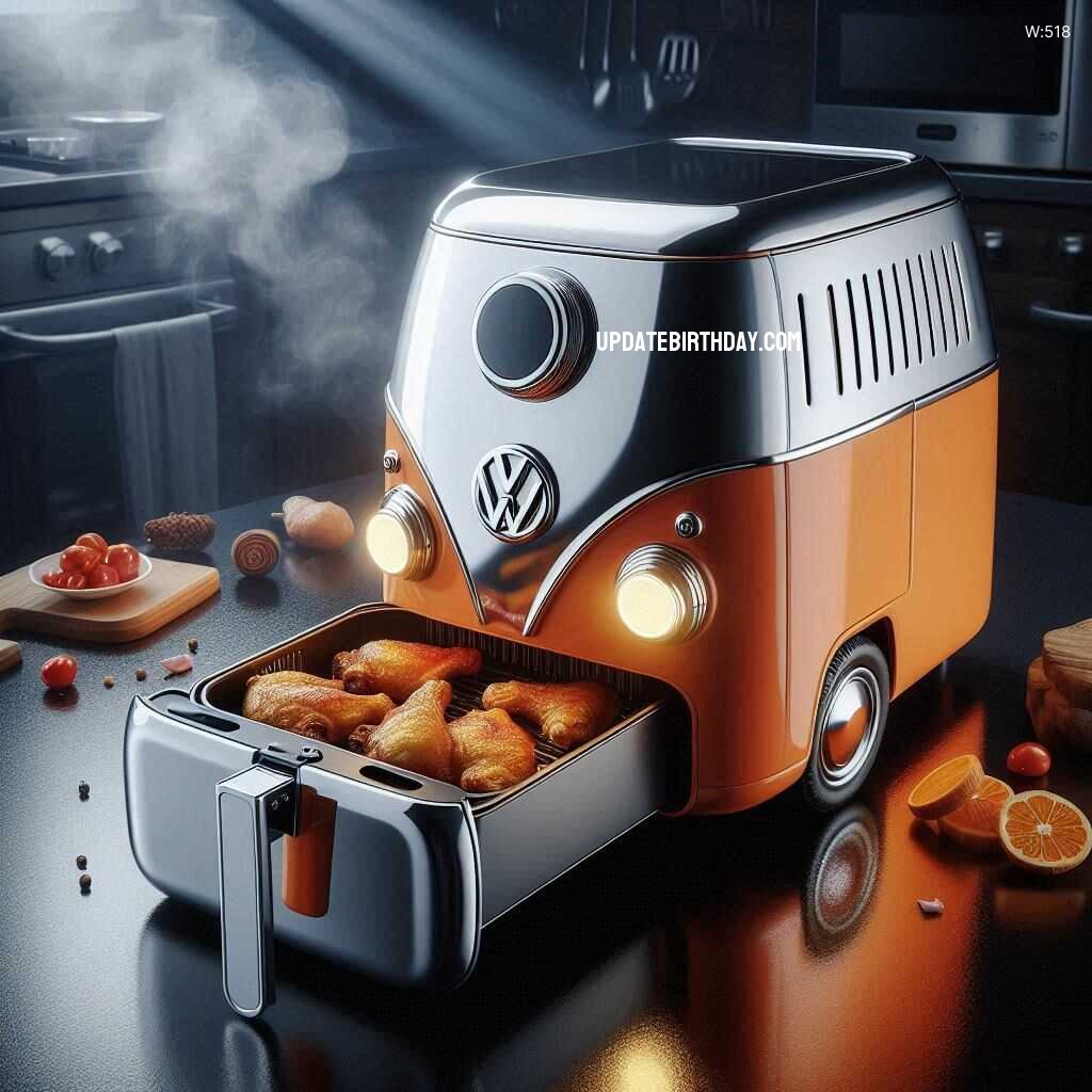 Information about the famous person Cook in Style with a Volkswagen-Inspired Air Fryer: A Retro Kitchen Essential