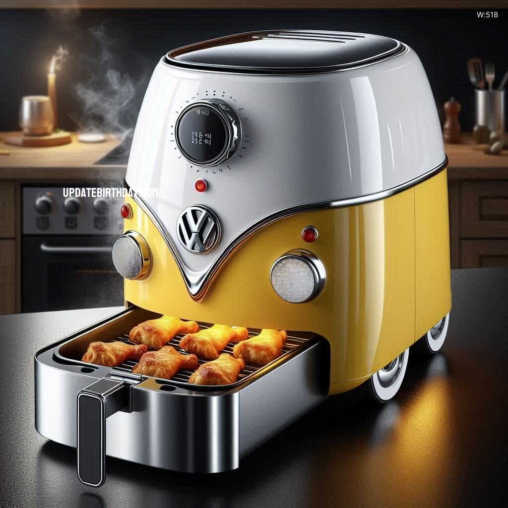 Information about the famous person Cook in Style with a Volkswagen-Inspired Air Fryer: A Retro Kitchen Essential