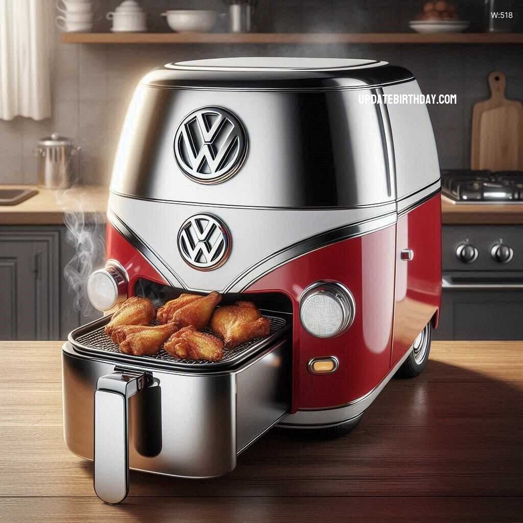 Information about the famous person Cook in Style with a Volkswagen-Inspired Air Fryer: A Retro Kitchen Essential