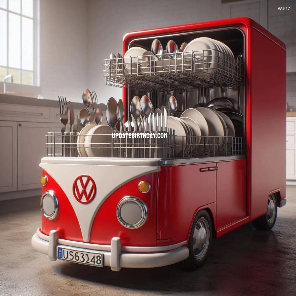 Information about the famous person Enhance Your Kitchen Aesthetics with a Volkswagen Van Shaped Dishwasher