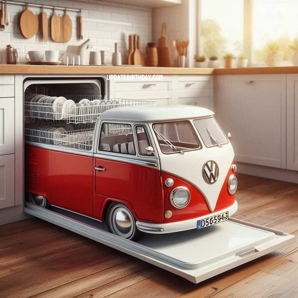 Information about the famous person Enhance Your Kitchen Aesthetics with a Volkswagen Van Shaped Dishwasher