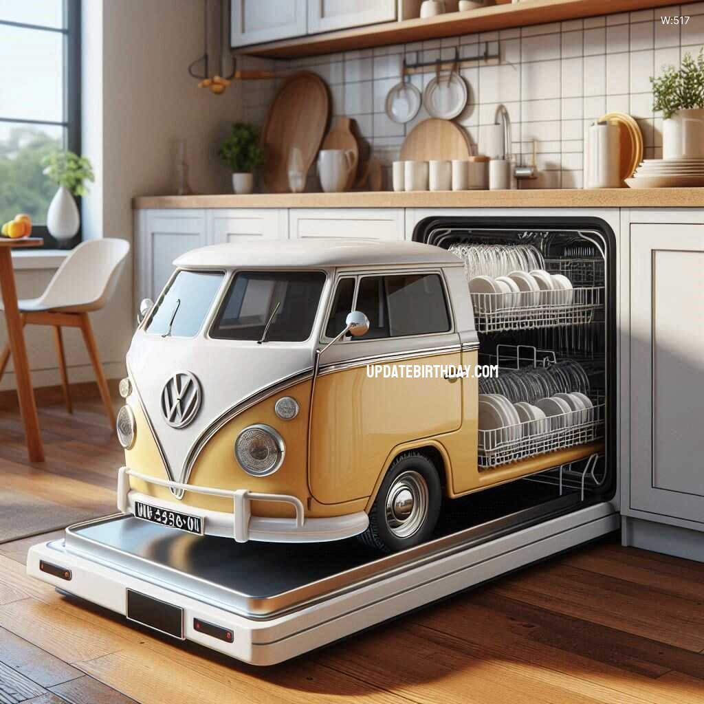 Information about the famous person Enhance Your Kitchen Aesthetics with a Volkswagen Van Shaped Dishwasher