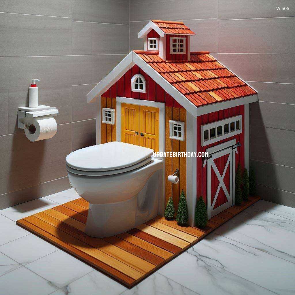 Information about the famous person Bring Rustic Charm to Your Bathroom with a Barn Shaped Toilet: A Unique Blend of Country Style and Modern Function