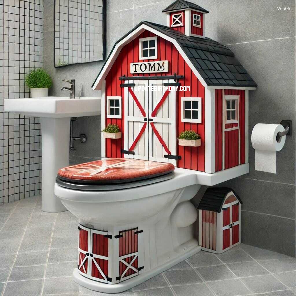 Information about the famous person Bring Rustic Charm to Your Bathroom with a Barn Shaped Toilet: A Unique Blend of Country Style and Modern Function