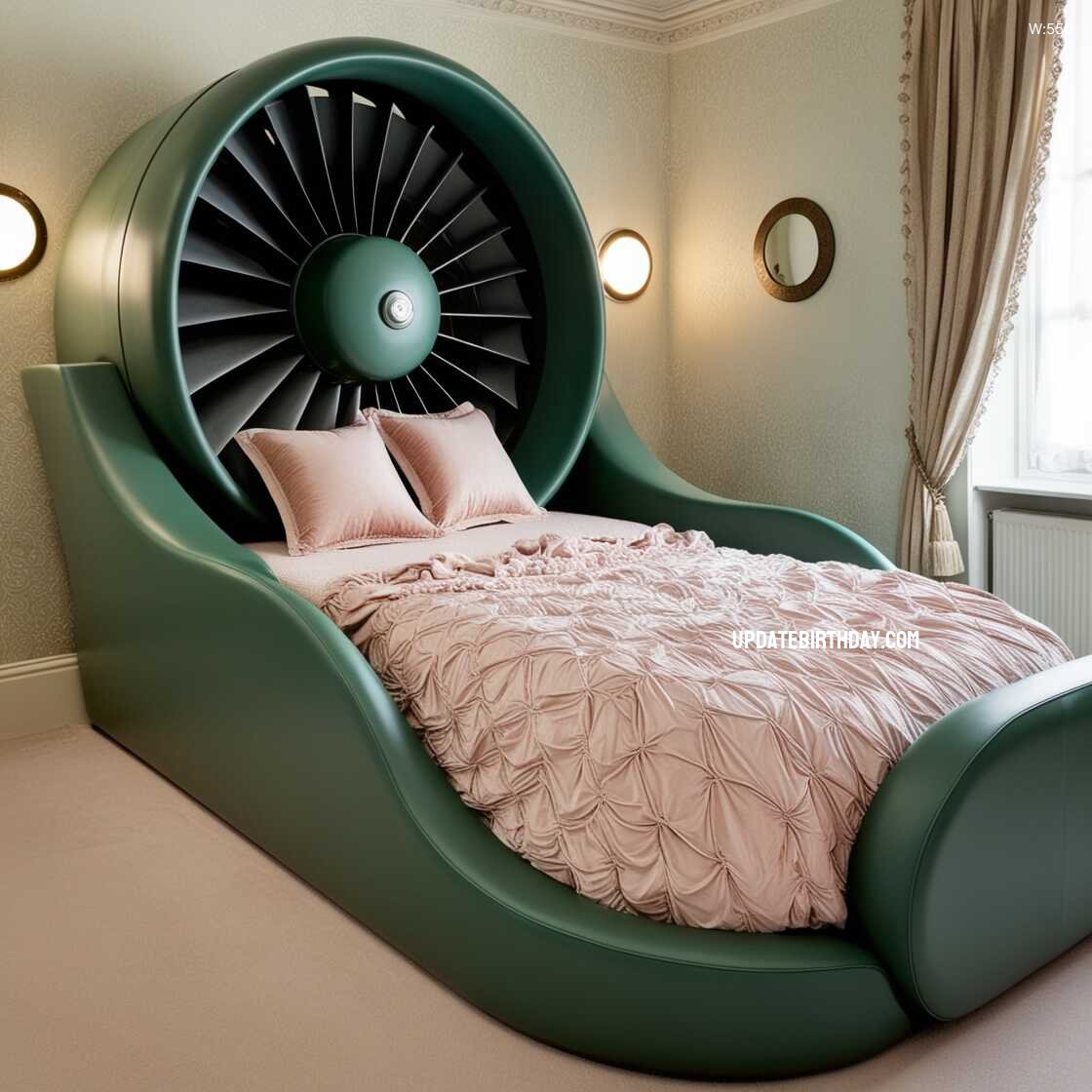 Information about the famous person Experience Innovation: The Aircraft Turbine Inspired Bed for Aviation Enthusiasts