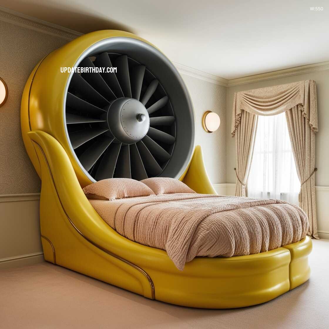 Information about the famous person Experience Innovation: The Aircraft Turbine Inspired Bed for Aviation Enthusiasts