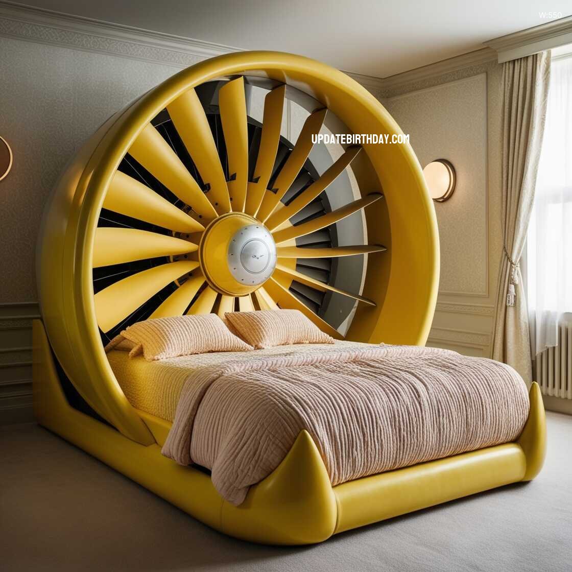 Information about the famous person Experience Innovation: The Aircraft Turbine Inspired Bed for Aviation Enthusiasts