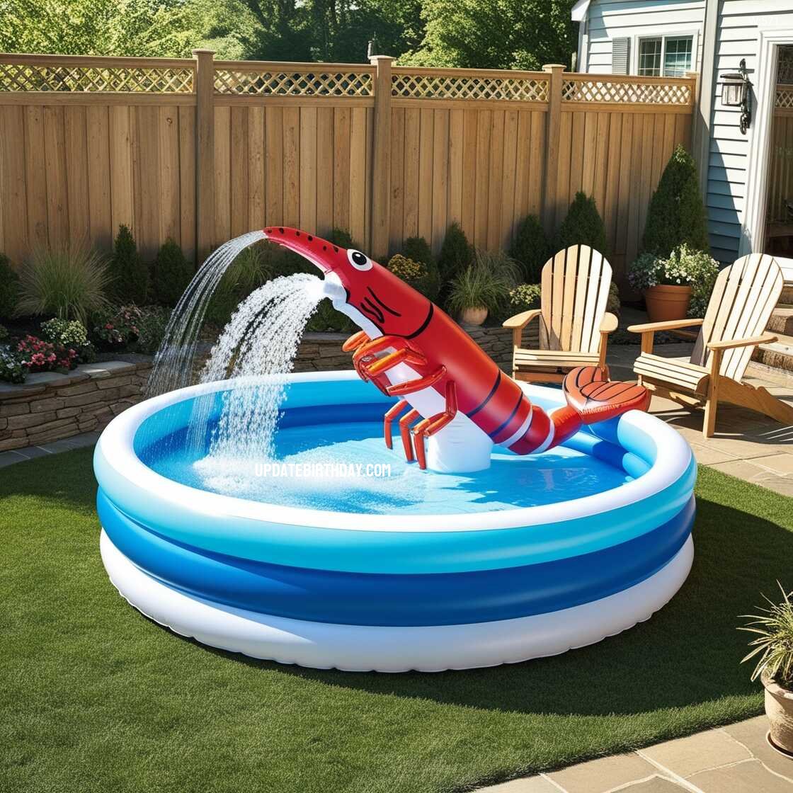 Information about the famous person Animal Shaped Inflatable Swimming Pools for a Fun Summer Experience