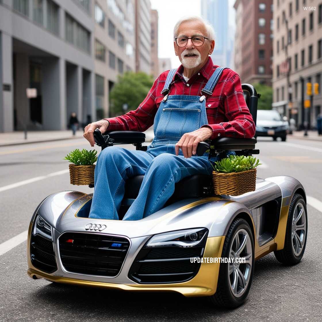 Information about the famous person Luxury Meets Mobility: Audi Scooter Designed for Seniors