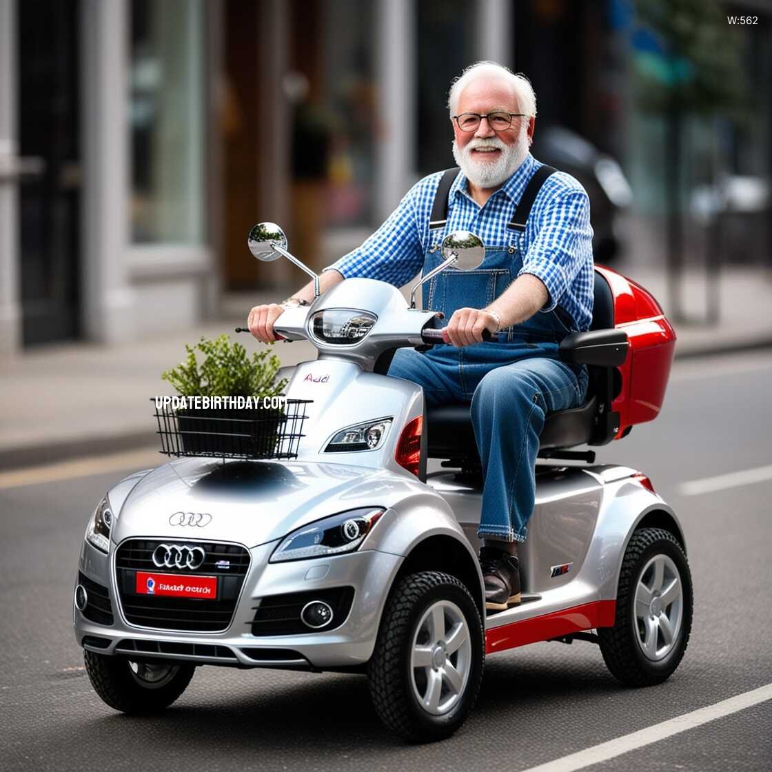 Information about the famous person Luxury Meets Mobility: Audi Scooter Designed for Seniors