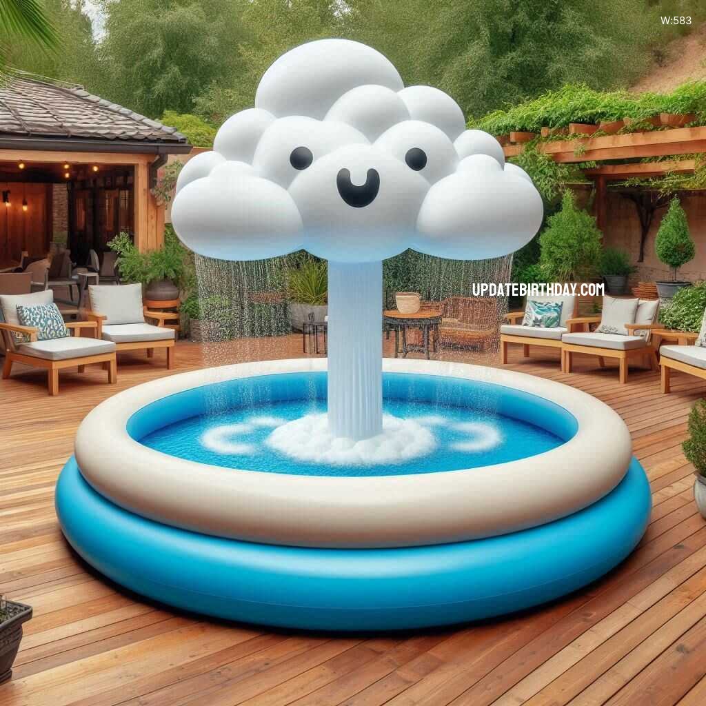 Information about the famous person Elevate Your Summer Fun with a Cloud Shaped Inflatable Swimming Pool