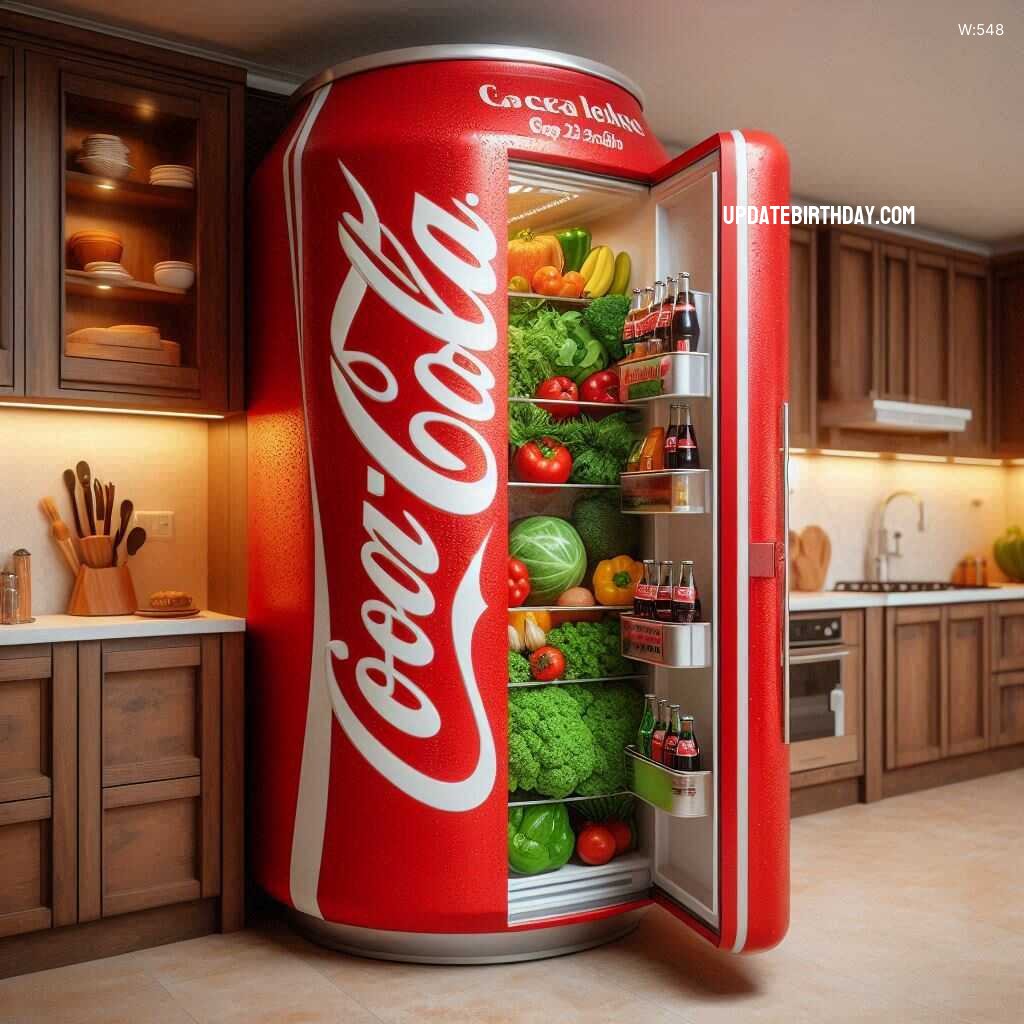 Information about the famous person Elevate Your Kitchen Decor with a Coca-Cola Can Shaped Refrigerator