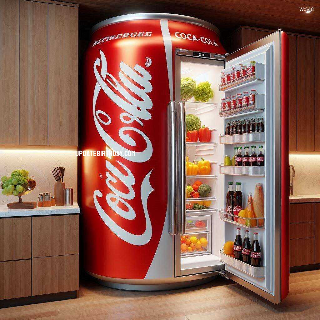 Information about the famous person Elevate Your Kitchen Decor with a Coca-Cola Can Shaped Refrigerator