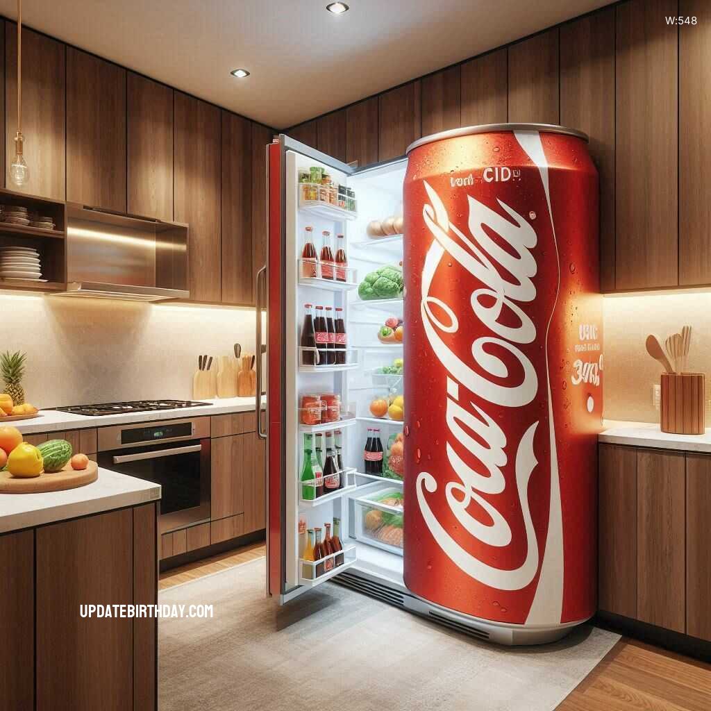 Information about the famous person Elevate Your Kitchen Decor with a Coca-Cola Can Shaped Refrigerator