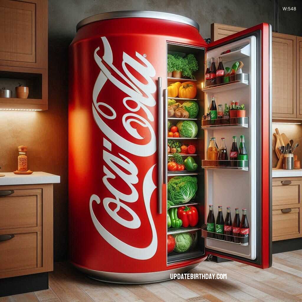 Information about the famous person Elevate Your Kitchen Decor with a Coca-Cola Can Shaped Refrigerator