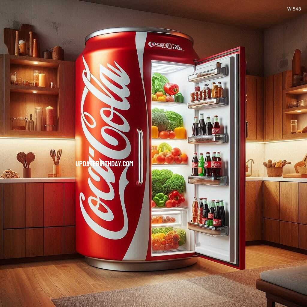 Information about the famous person Elevate Your Kitchen Decor with a Coca-Cola Can Shaped Refrigerator