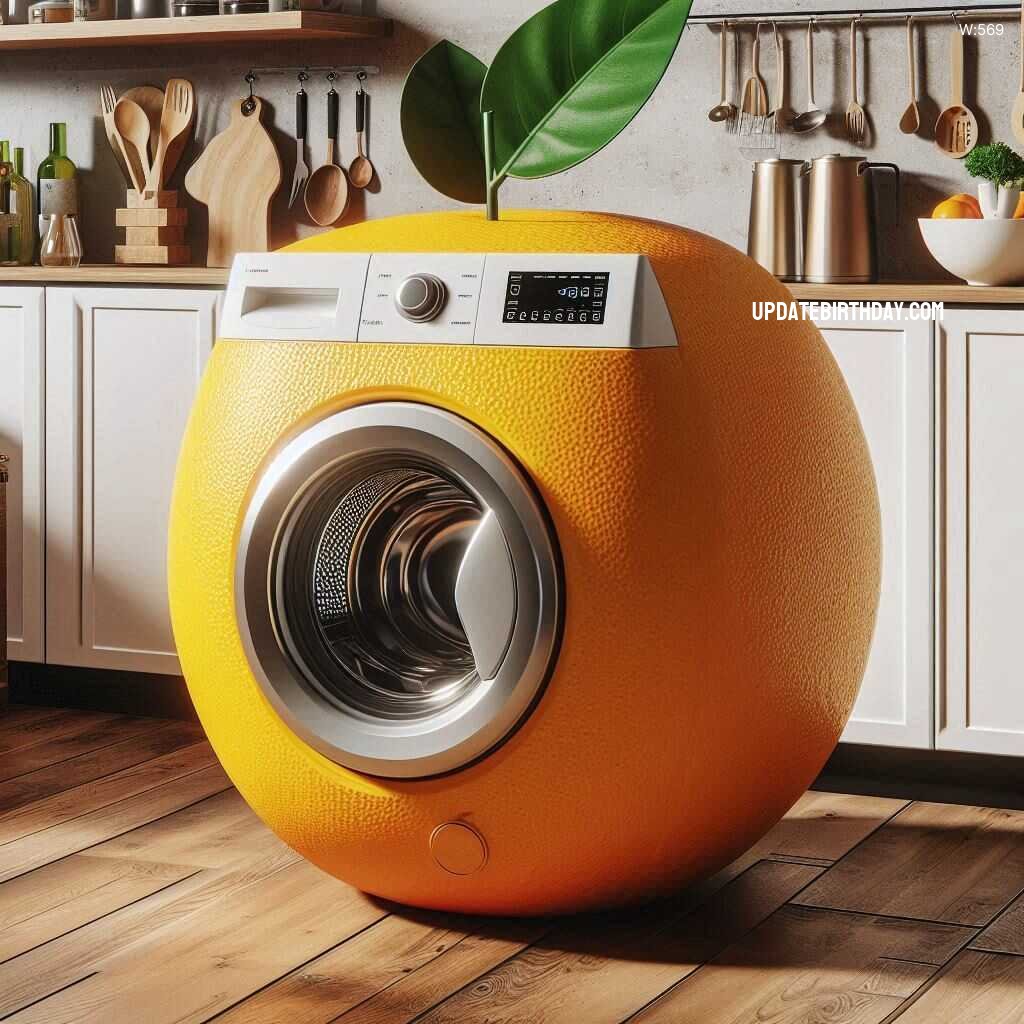 Information about the famous person Innovative Laundry: Discover the Unique Fruit Shaped Washing Machine