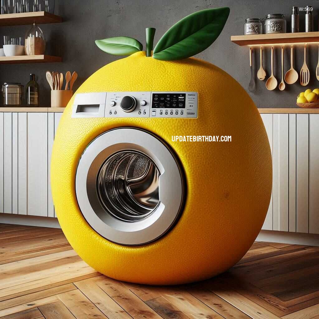 Information about the famous person Innovative Laundry: Discover the Unique Fruit Shaped Washing Machine