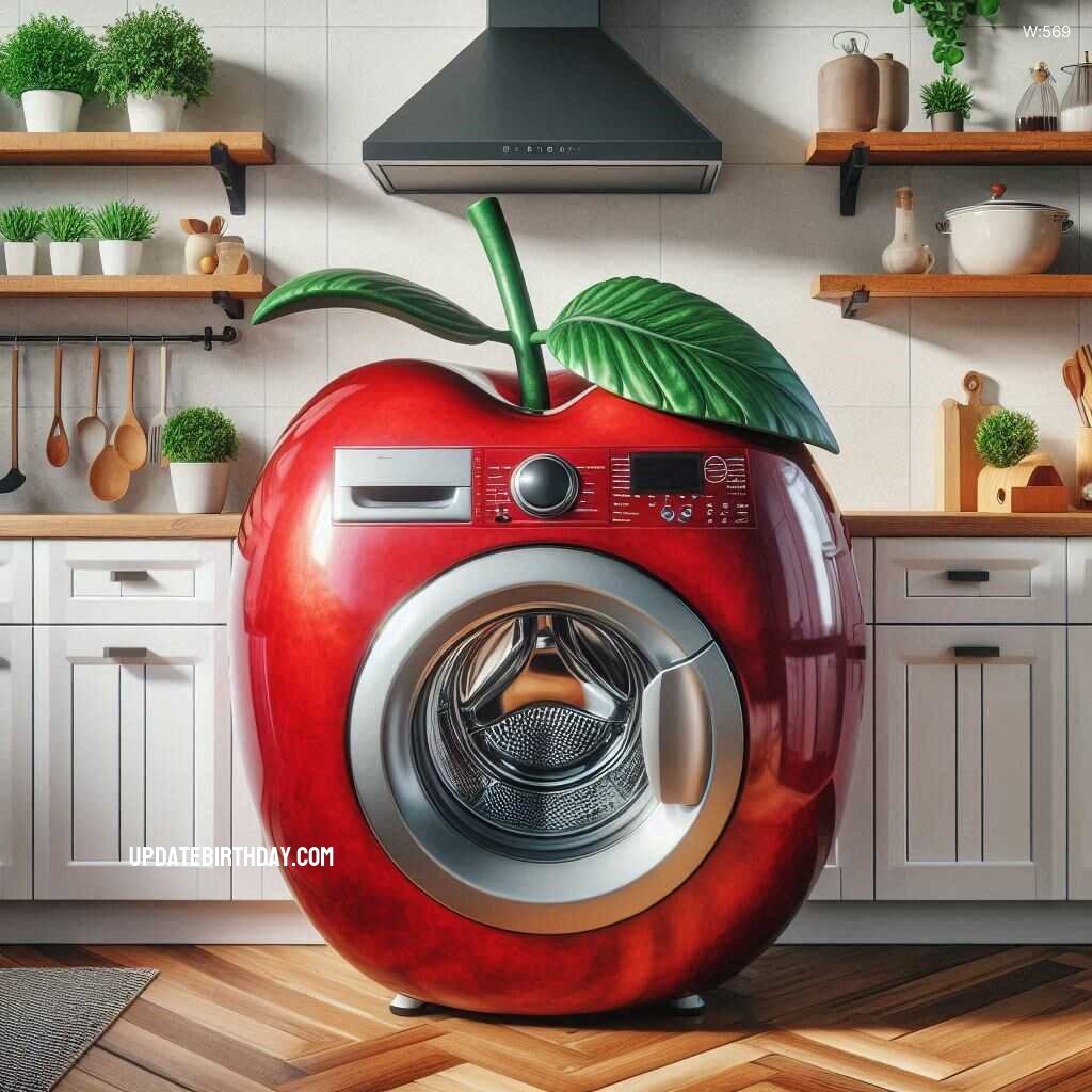 Information about the famous person Innovative Laundry: Discover the Unique Fruit Shaped Washing Machine