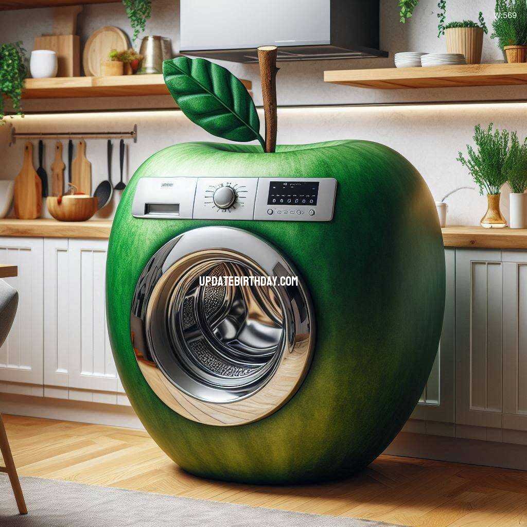 Information about the famous person Innovative Laundry: Discover the Unique Fruit Shaped Washing Machine