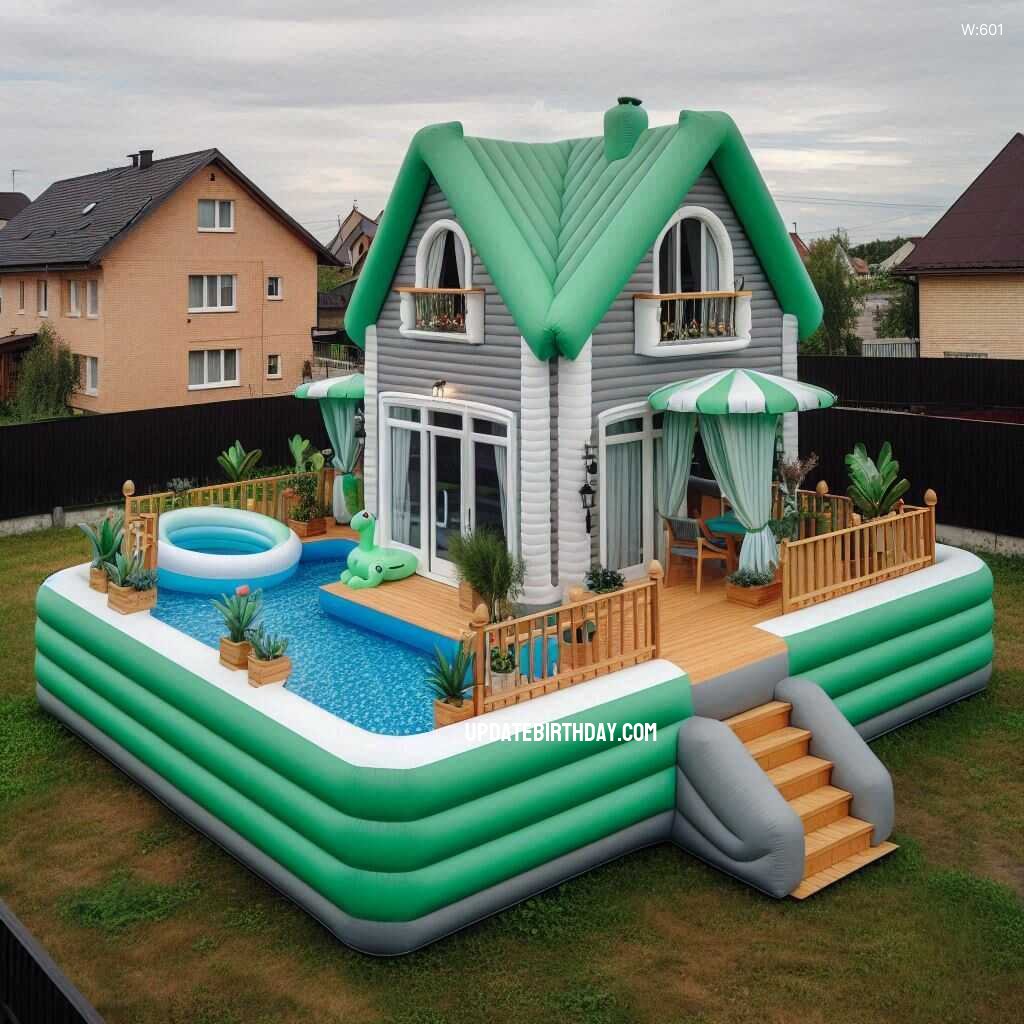 Information about the famous person Experience Summer Fun with a Giant Inflatable House Pool