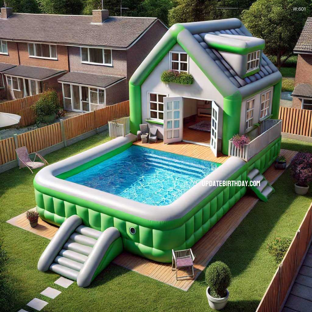 Information about the famous person Experience Summer Fun with a Giant Inflatable House Pool