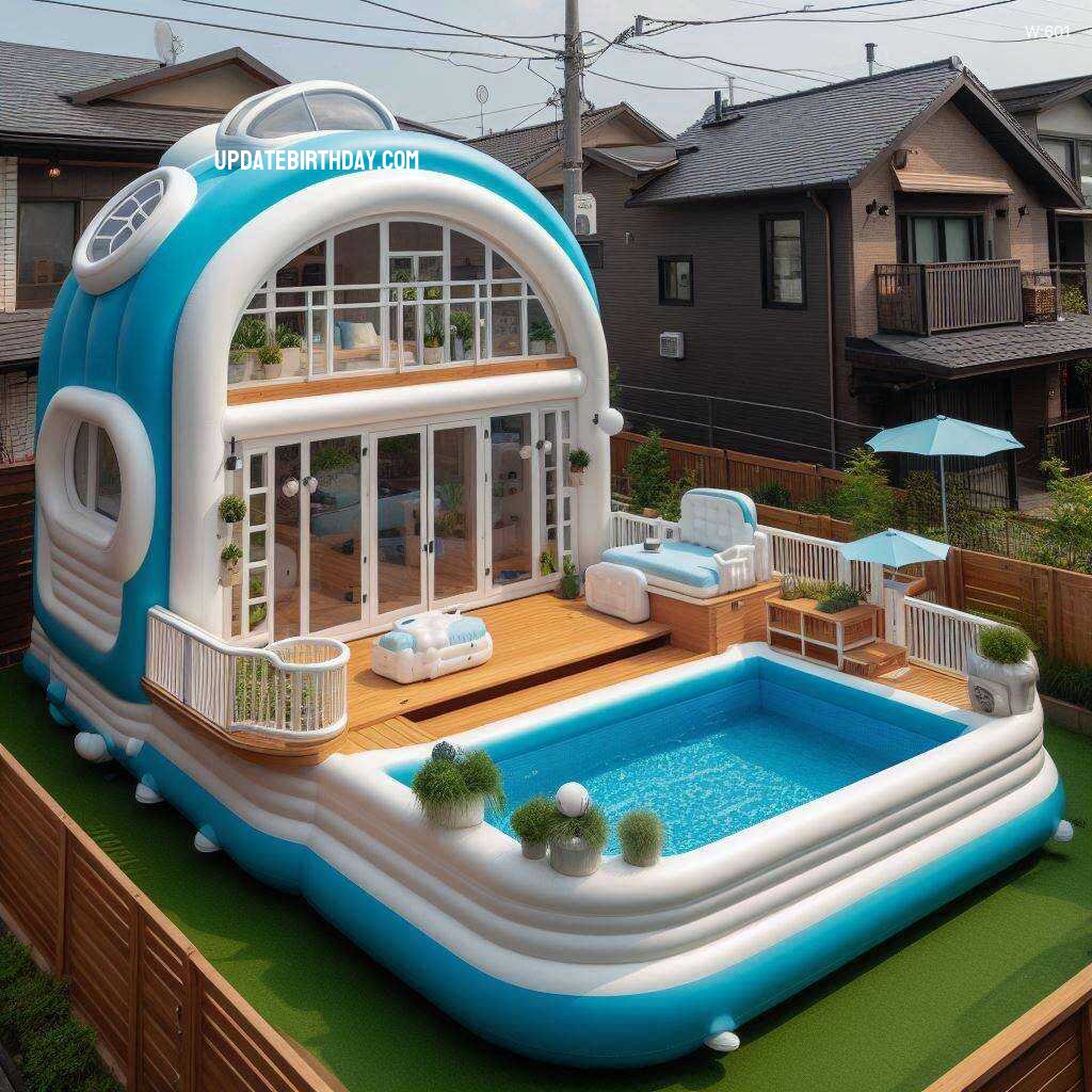 Information about the famous person Experience Summer Fun with a Giant Inflatable House Pool