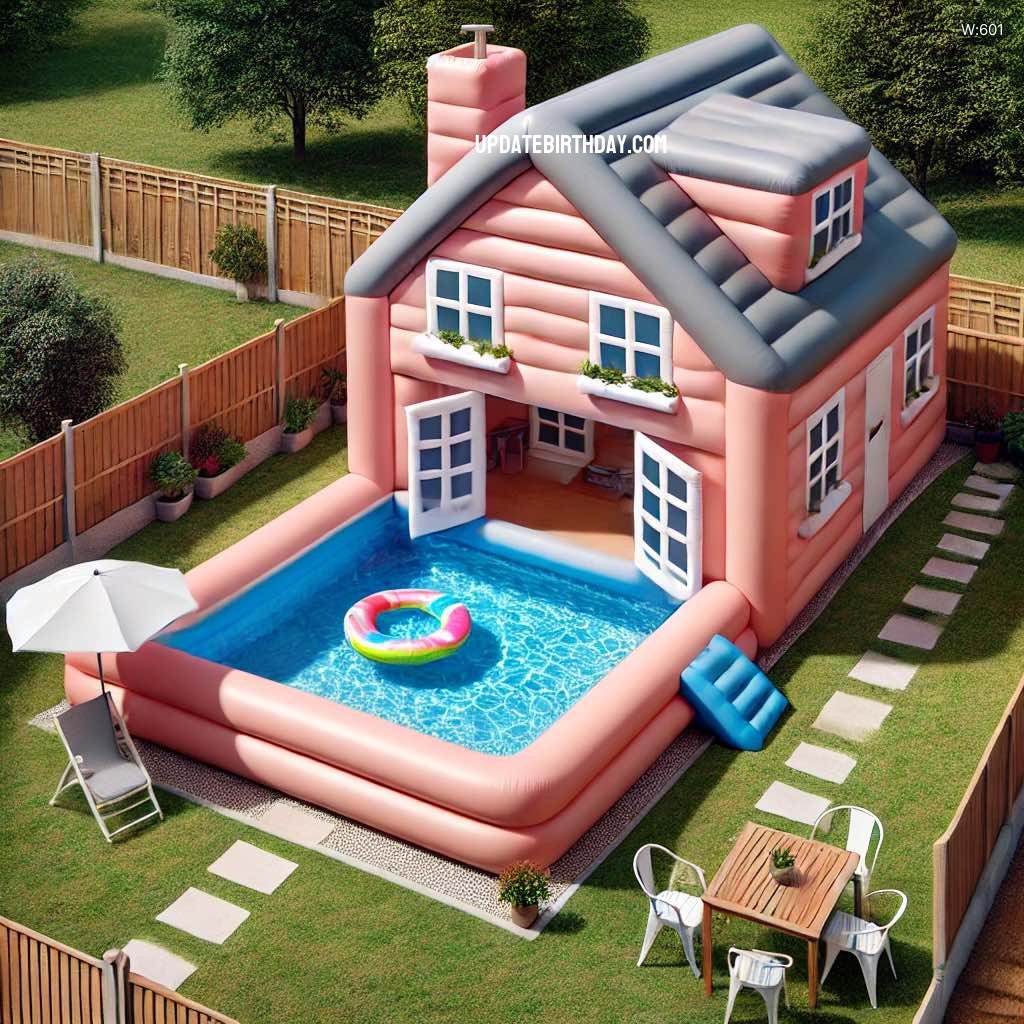 Information about the famous person Experience Summer Fun with a Giant Inflatable House Pool