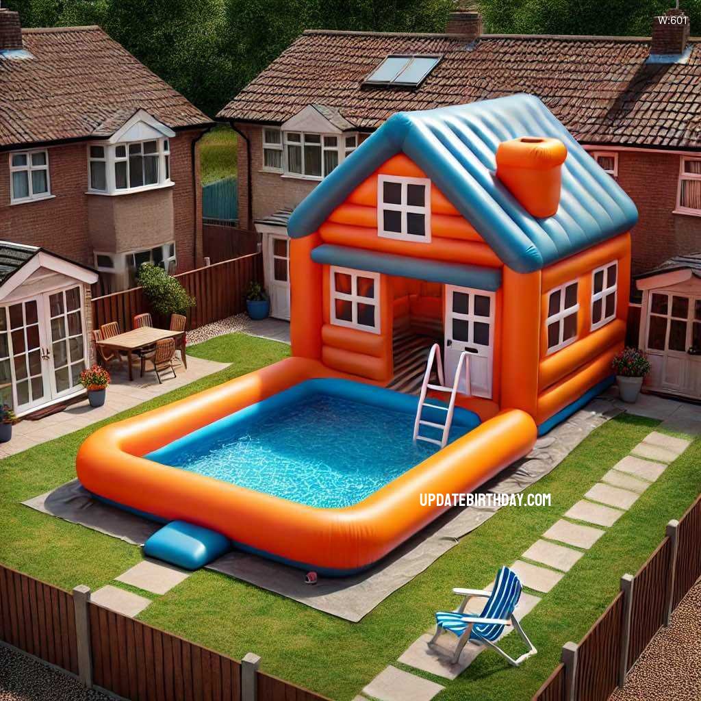 Information about the famous person Experience Summer Fun with a Giant Inflatable House Pool