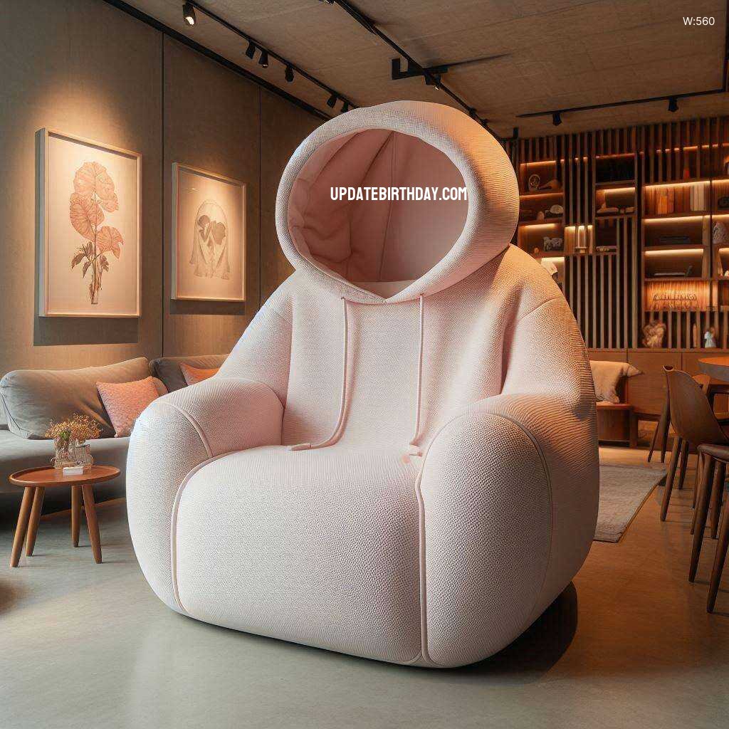 Information about the famous person Comfort Meets Fashion: Discover the Hoodie Shaped Chair