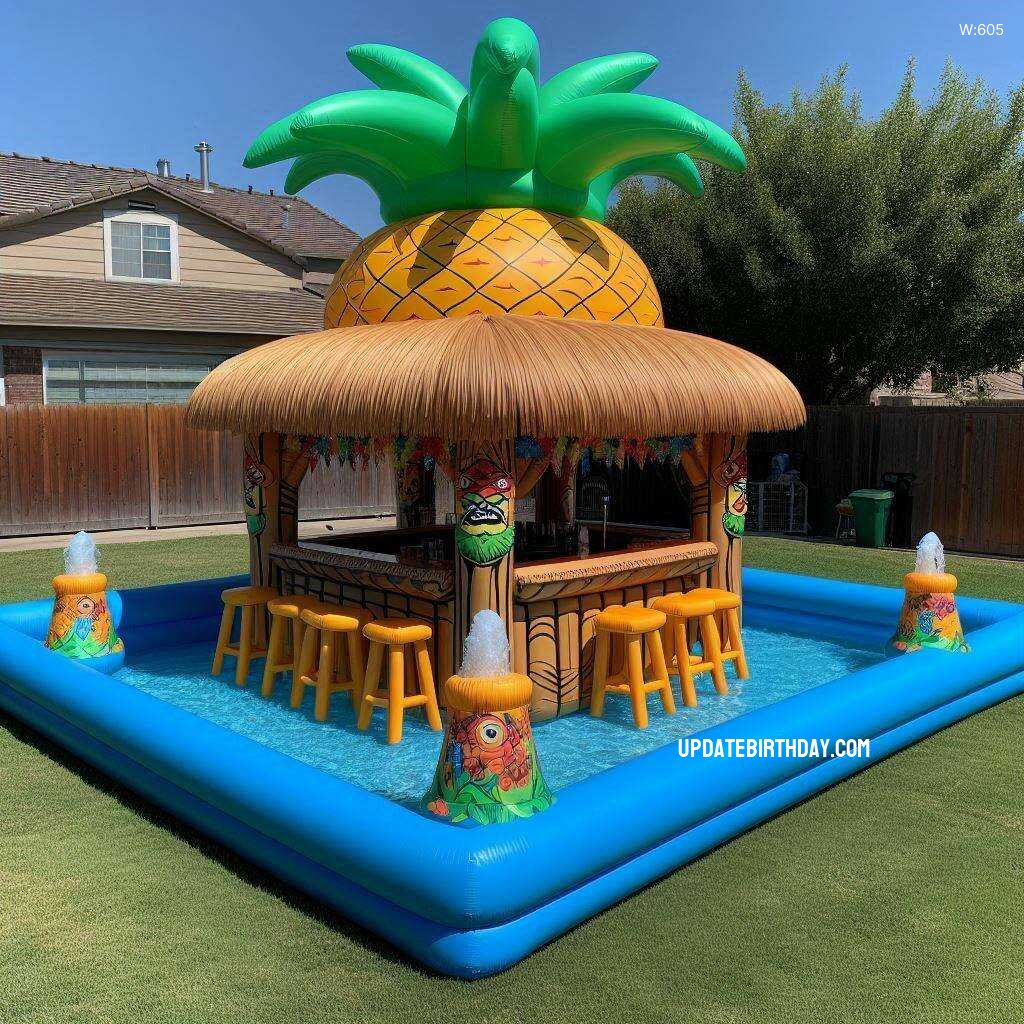 Information about the famous person Elevate Your Pool Parties with an Inflatable Pool Tiki Bar