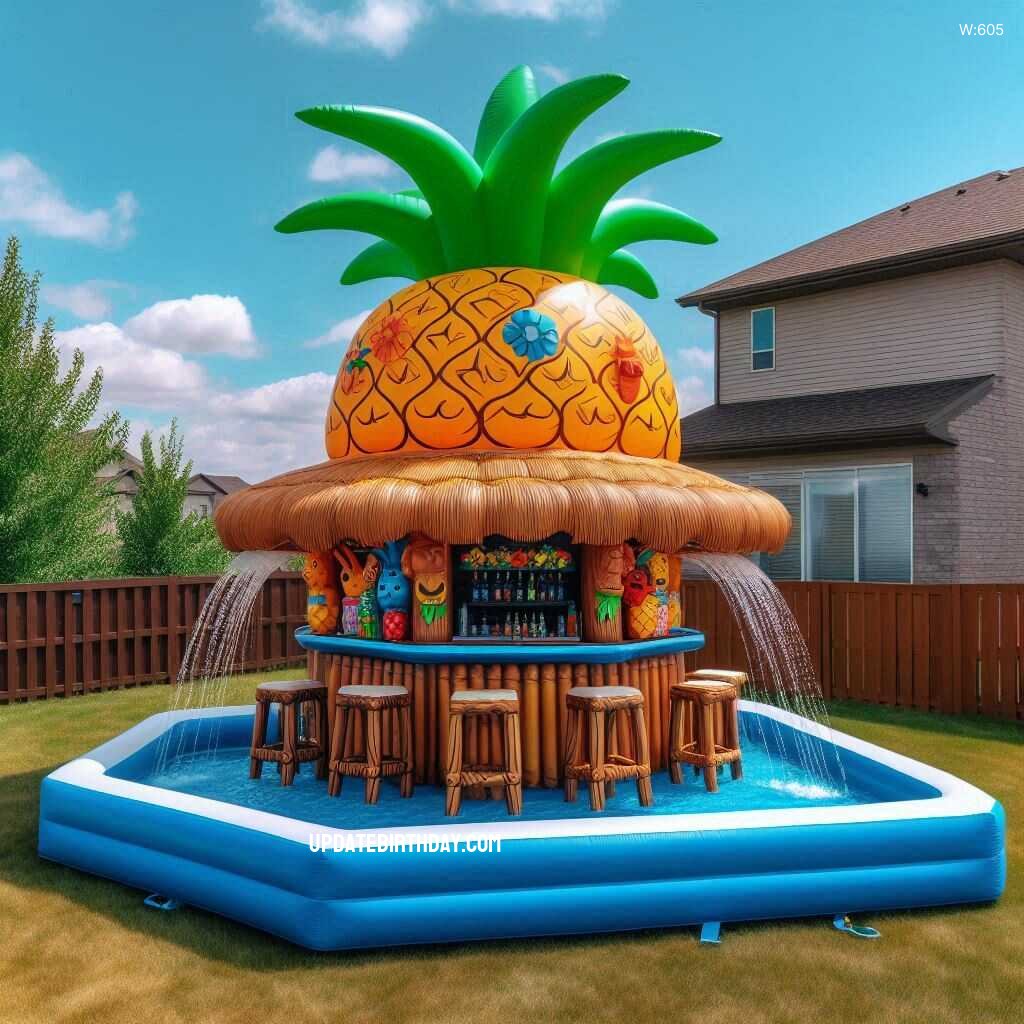 Information about the famous person Elevate Your Pool Parties with an Inflatable Pool Tiki Bar