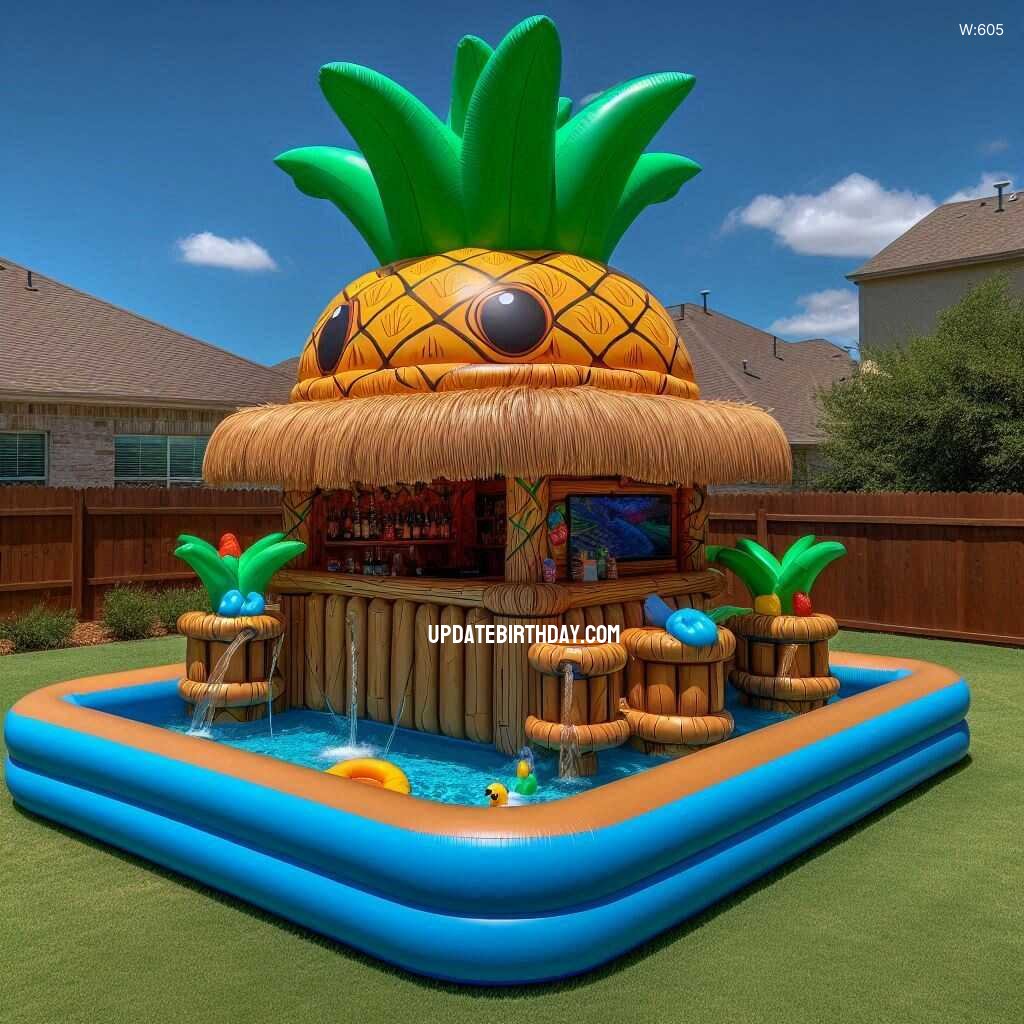 Information about the famous person Elevate Your Pool Parties with an Inflatable Pool Tiki Bar