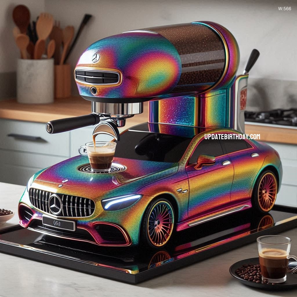 Information about the famous person Luxury Mornings with the Mercedes-Benz Inspired Coffee Maker