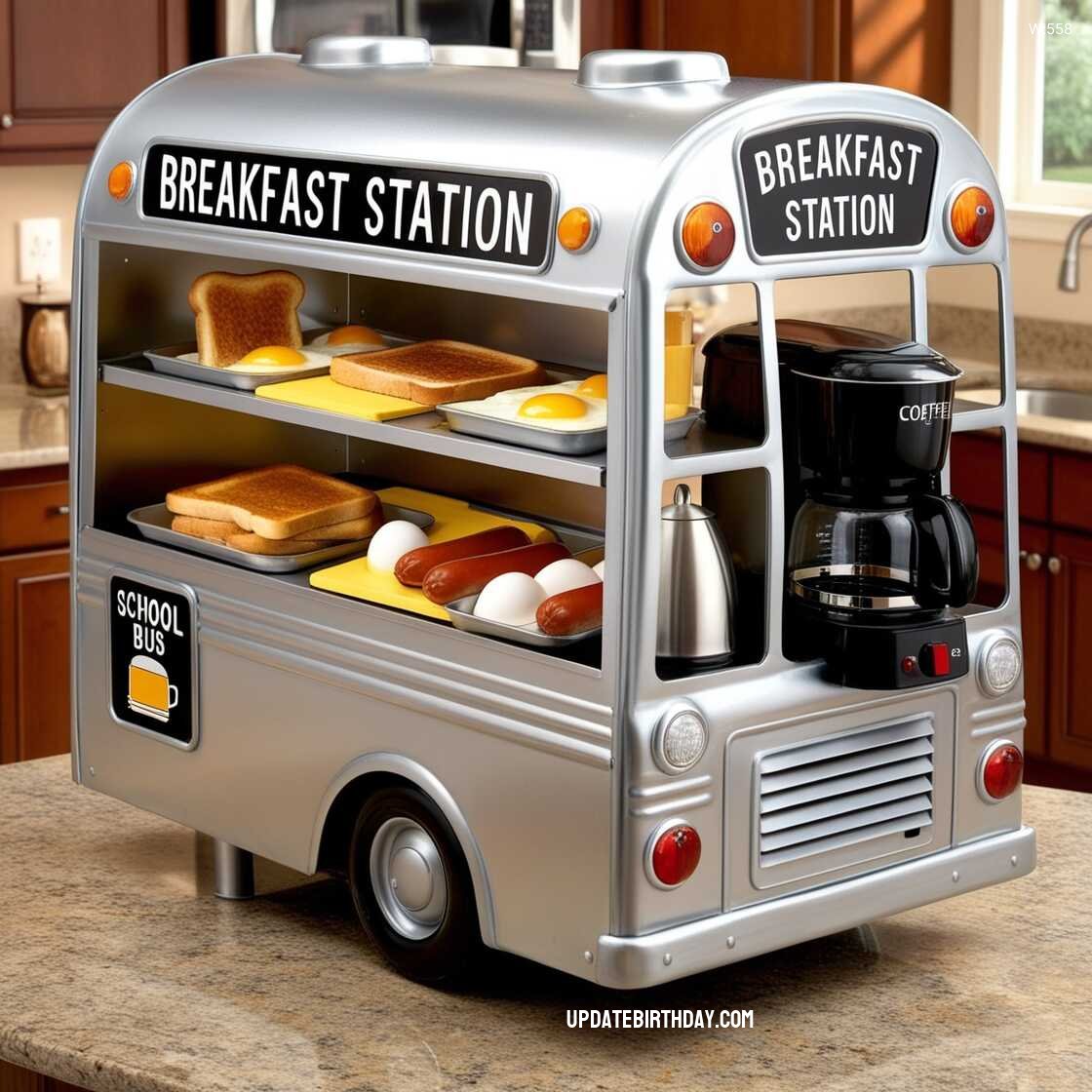 Information about the famous person Start Your Day Right with a School Bus Inspired Breakfast Station