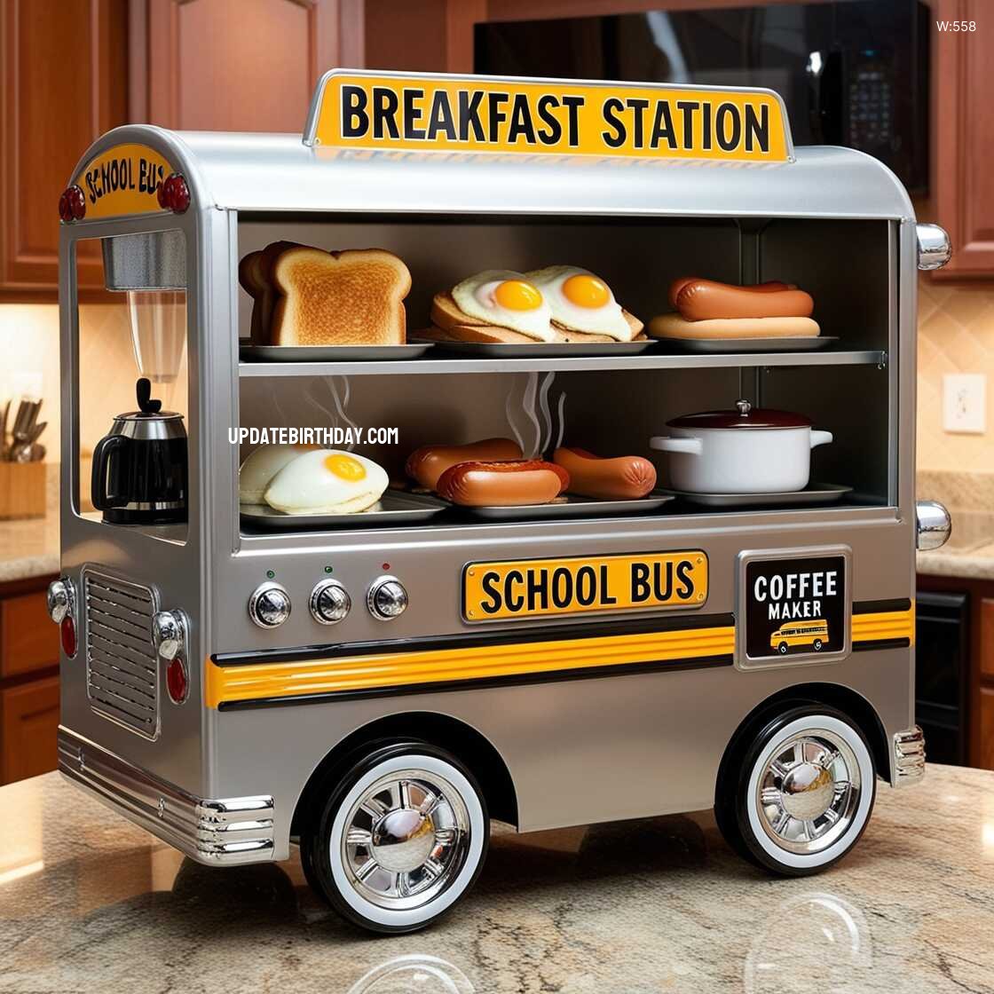 Information about the famous person Start Your Day Right with a School Bus Inspired Breakfast Station