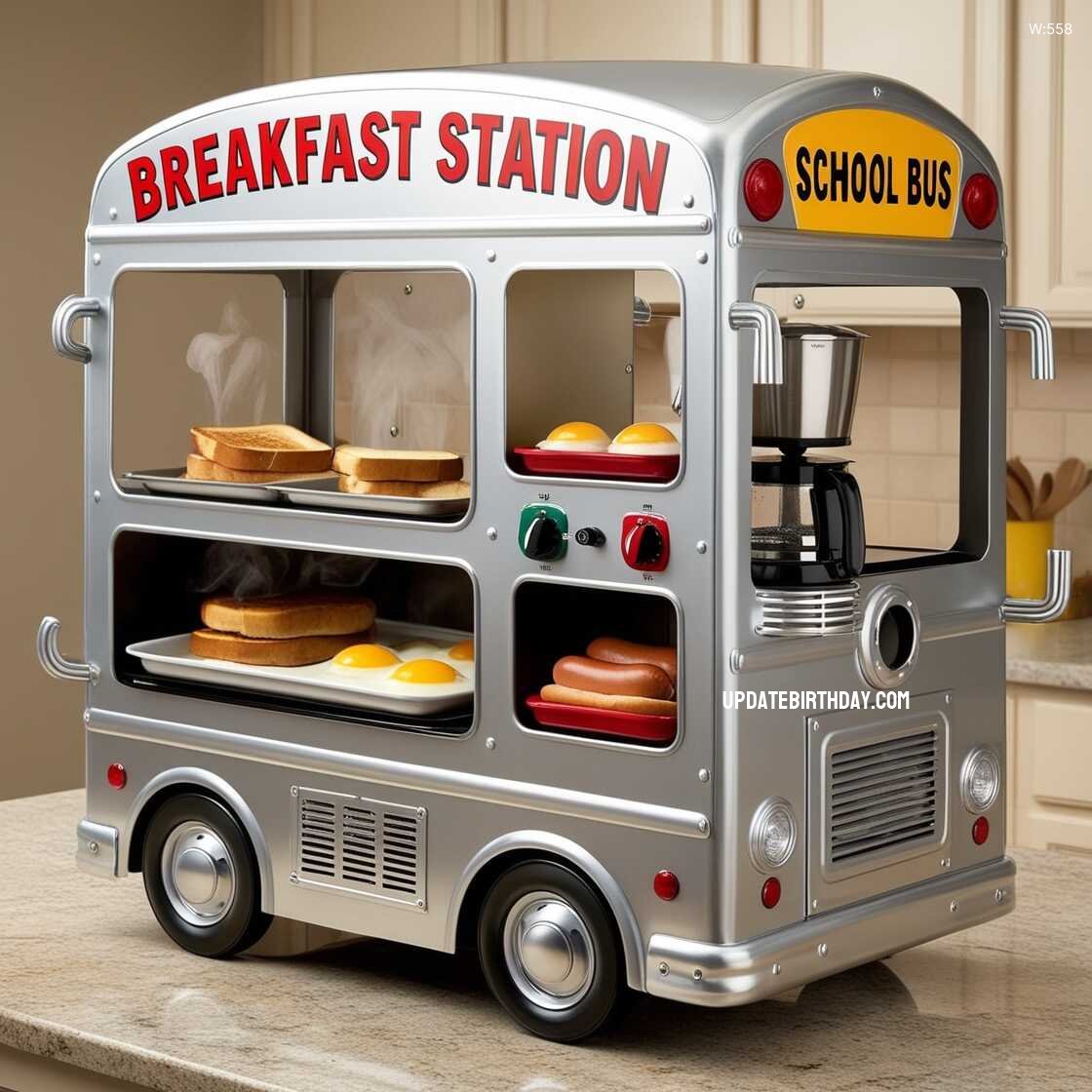 Information about the famous person Start Your Day Right with a School Bus Inspired Breakfast Station