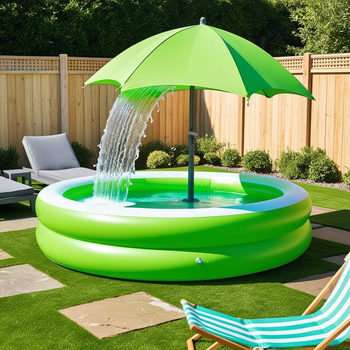 Information about the famous person Stay Cool and Stylish with an Umbrella Shaped Inflatable Swimming Pool