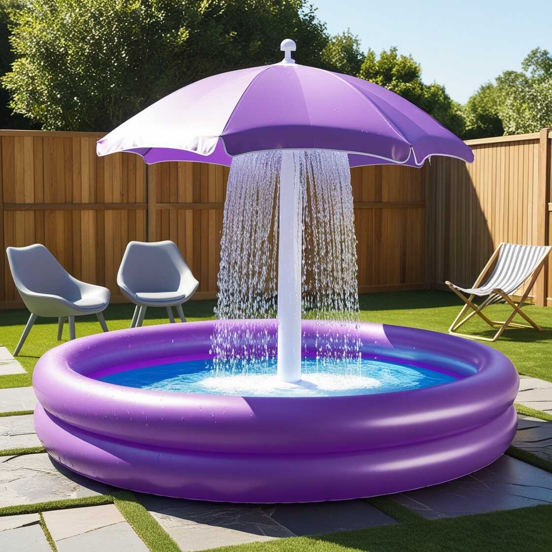 Information about the famous person Stay Cool and Stylish with an Umbrella Shaped Inflatable Swimming Pool