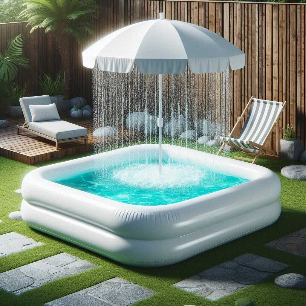 Information about the famous person Stay Cool and Stylish with an Umbrella Shaped Inflatable Swimming Pool