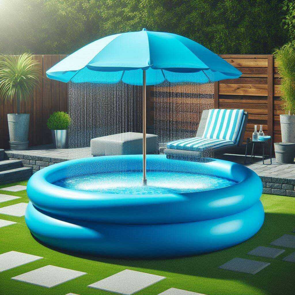 Information about the famous person Stay Cool and Stylish with an Umbrella Shaped Inflatable Swimming Pool