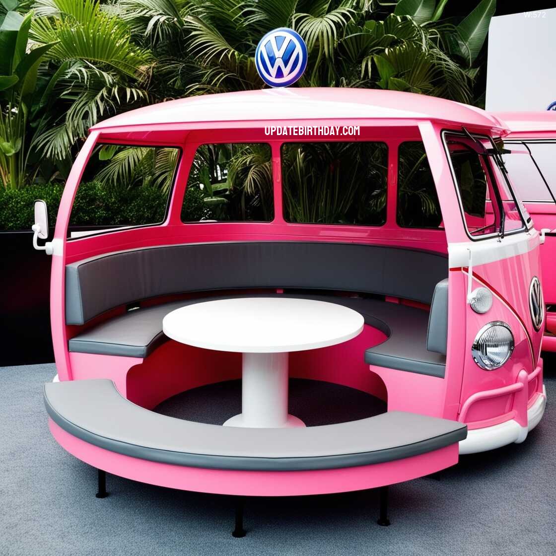 Information about the famous person Transform Your Outdoor Space with a Unique Volkswagen Bus Shaped Patio Set