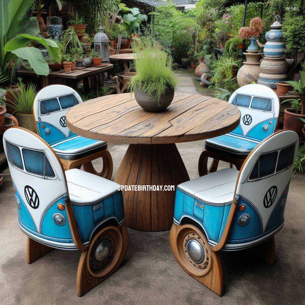 Information about the famous person Transform Your Patio with a Volkswagen Car Shaped Outdoor Chair Set