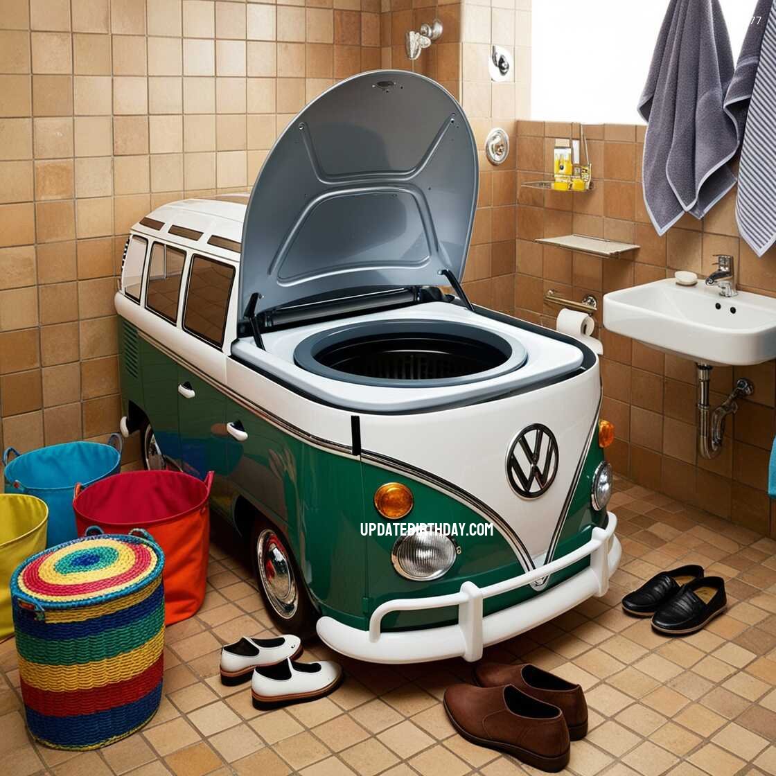 Information about the famous person Discover the Unique Design of the Volkswagen Car Shaped Washing Machine