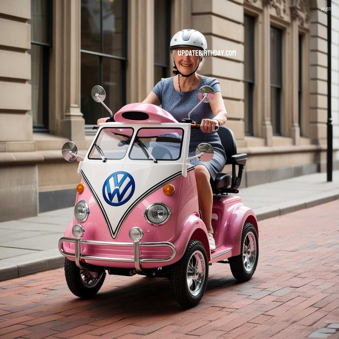 Information about the famous person Groovy Rides: Volkswagen Hippy Van Mobility Scooters for Retro Style and Freedom