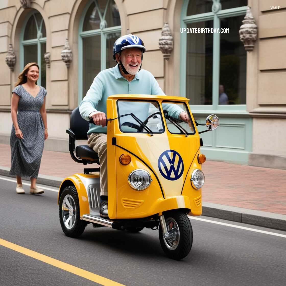 Information about the famous person Groovy Rides: Volkswagen Hippy Van Mobility Scooters for Retro Style and Freedom