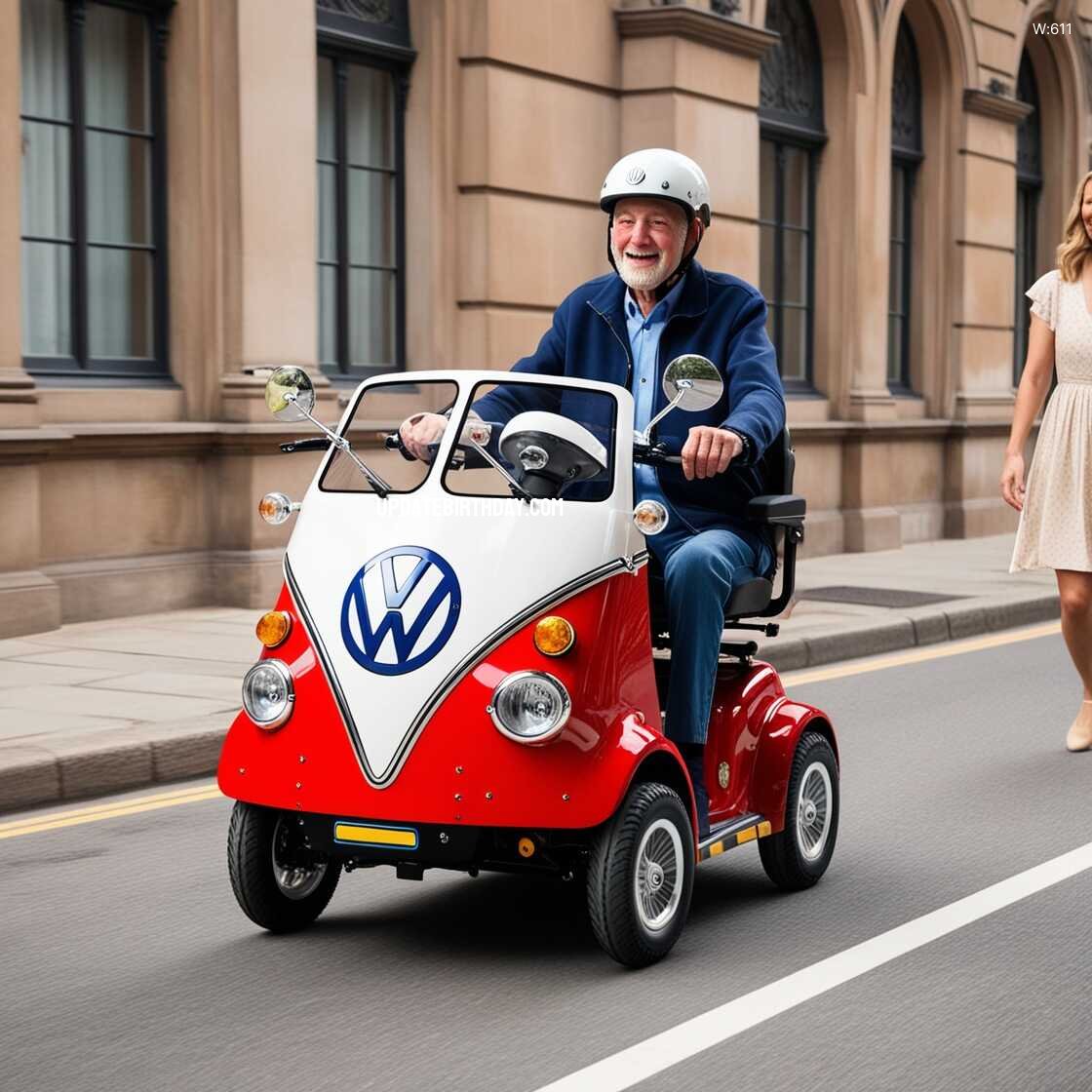 Information about the famous person Groovy Rides: Volkswagen Hippy Van Mobility Scooters for Retro Style and Freedom