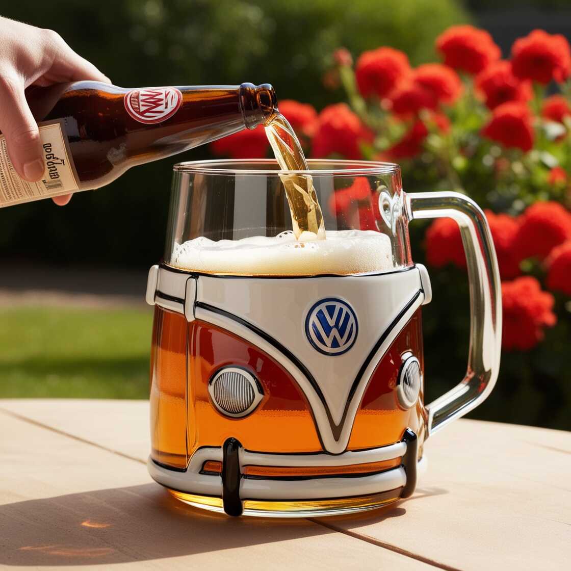 Information about the famous person Volkswagen Van Inspired Glass Mugs: Combining Functionality with Nostalgia